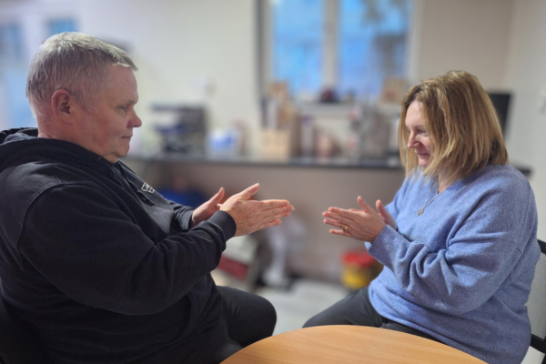 Havening with a male client