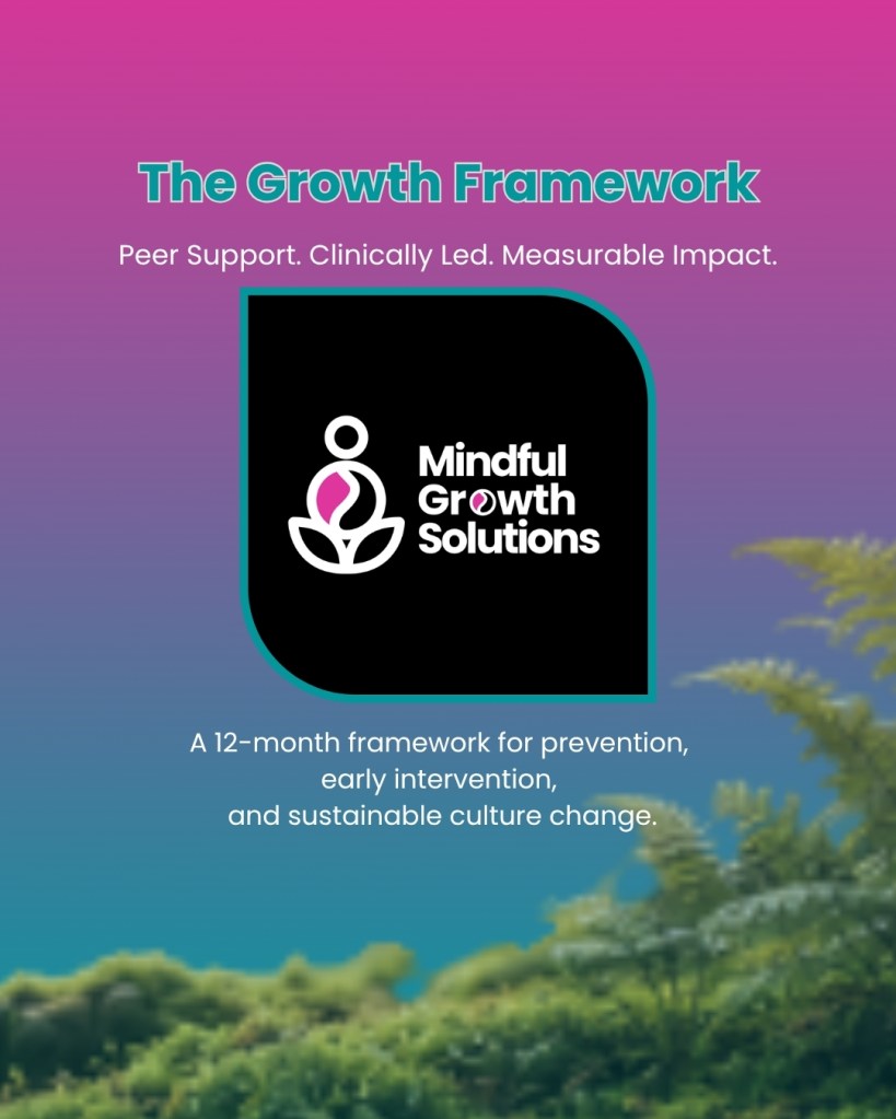 The Growth Framework 12 month peer support mental health programme for employers